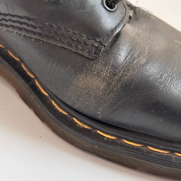 Vintage Dr. Martens Black Nappa Leather Casual Oxford Shoes 8053 Size US 10